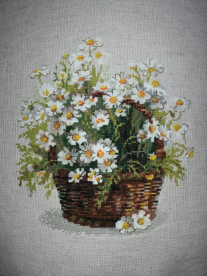 Работа «букет ромашек»