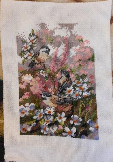 Работа «Синички в гнезде»