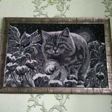 Работа «Прогулка под луной бисером.»