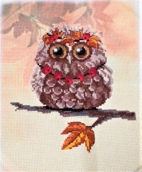 Работа «Сова. Осень»