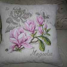 Работа «подушка Магнолии»