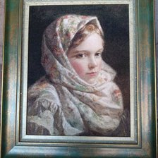 Работа «Девочка в платке. ЭСТЭ»