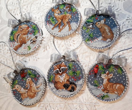 Работа «Новогодние игрушки от Джанлинн»