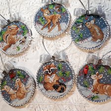 Работа «Новогодние игрушки от Джанлинн»