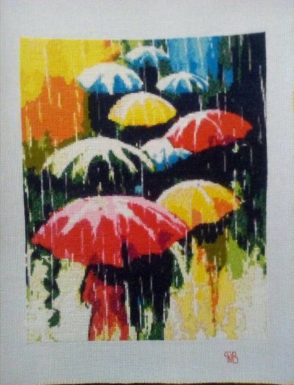 Работа «Зонтики»