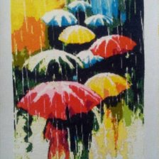 Работа «Зонтики»