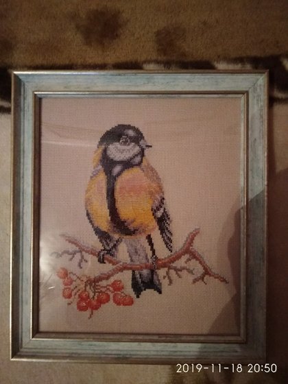 Работа «Синичка-отдыхалочка»