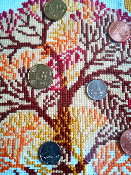 Работа «Денежное дерево (детали)»