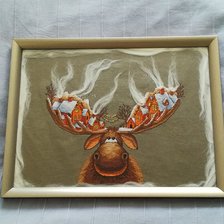 Работа «Рождественский лось»