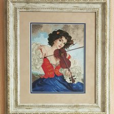 Работа «Скрипачка»