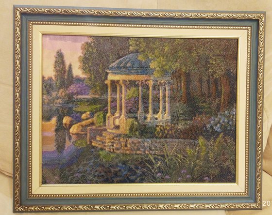 Работа «На берегу пруда»