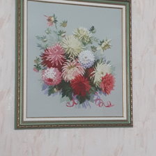 Работа «Георгины от Риолис,»