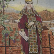 Работа «Царица Тамара - фрагмент»