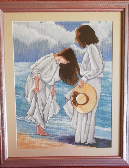 Работа «Damas con sombrero»