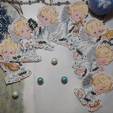 Работа «Angels Christmas Ornaments»