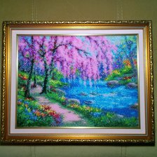 Работа «Цветущая сакура (бисер)»