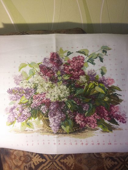 Работа «Сирень»