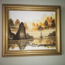 Работа «Восточный пейзаж(Китайский набор)»