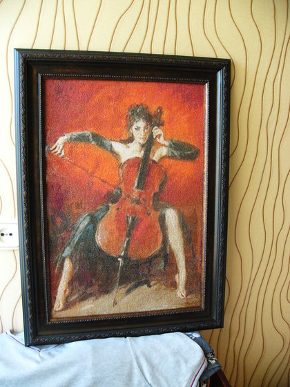 Работа «Виолончелистка»