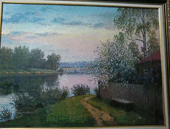 Работа «Дом у реки»