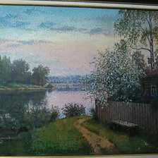 Работа «Дом у реки»