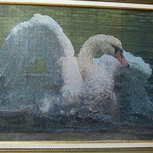 Работа «Лебедь на воде»