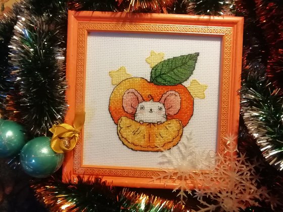 Работа «Мандариновая мышка»