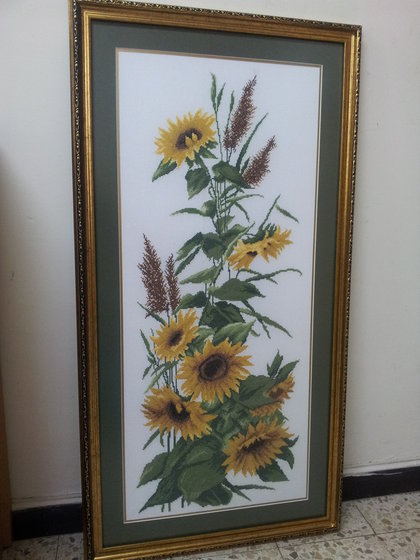 Работа «панно подсолнухи»