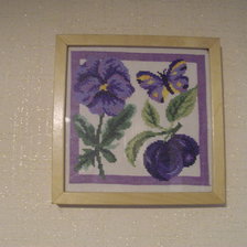 Работа «сиреневая бабочка»