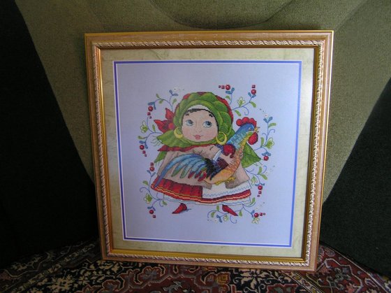 Работа «С петухом Мережка»