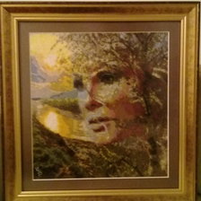 Работа «Девушка - берёзка»