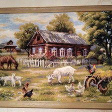 Работа «Деревенский полдень»