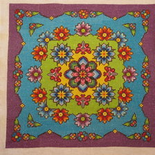 Работа «Орнамент (подушка).»