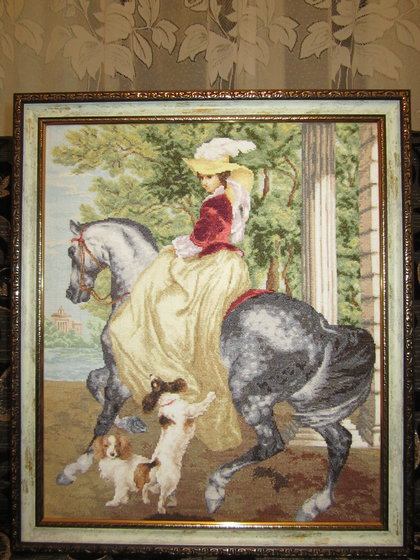 Работа «"Утренняя прогулка" золотое руно»