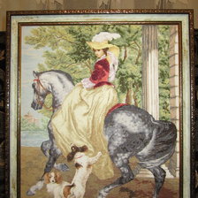 Работа «"Утренняя прогулка" золотое руно»