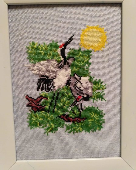 Работа «Пара журавлей»