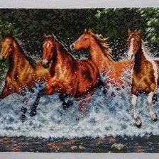 Работа «Табун лошадей»