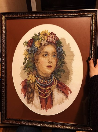 Работа «Русская красавица»