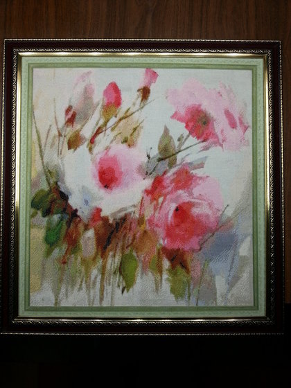 Работа «Акварельные розы»