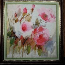 Работа «Акварельные розы»