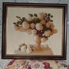 Работа «Кружевной букет Фирма Nitex»