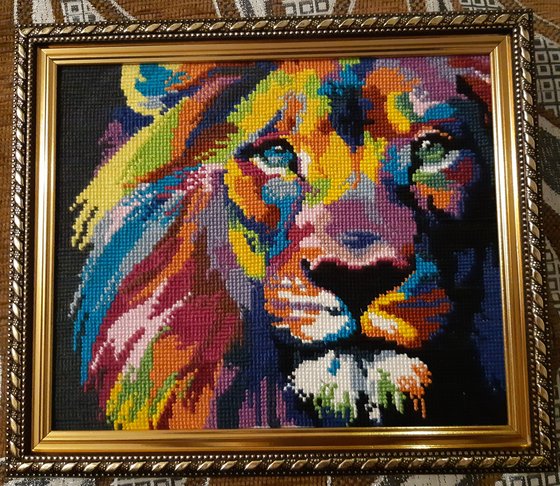 Работа «Радужный лев»