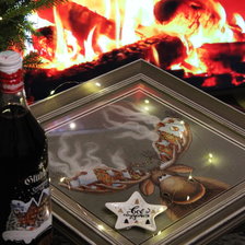 Работа «Рождественский лось»