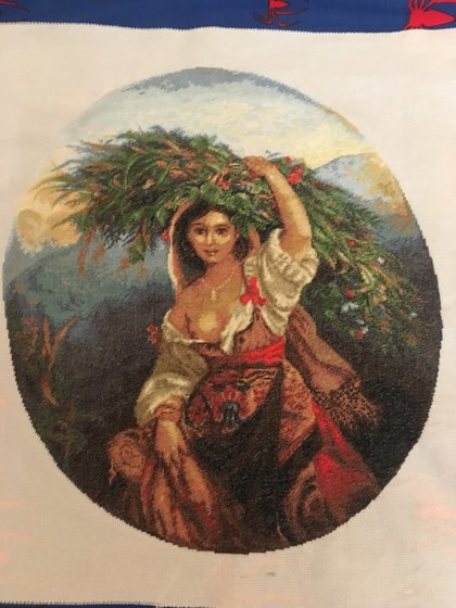 Работа «итальянка с цветами набор от Luka-s»