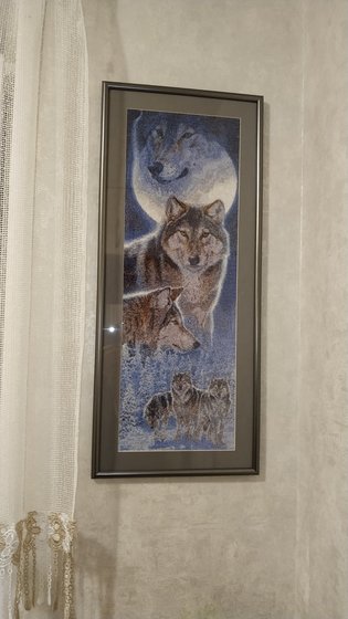 Работа «оформленные волки»