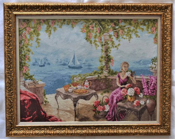 Работа «Утро на берегу моря»