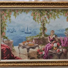 Работа «Утро на берегу моря»