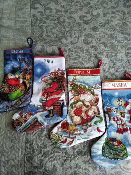 Работа «Рождественские  сапожки от Dima.»