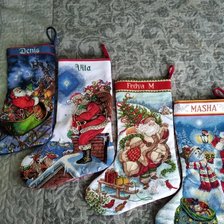 Работа «Рождественские  сапожки от Dima.»