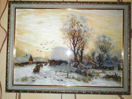 Работа «Зимний вечер»